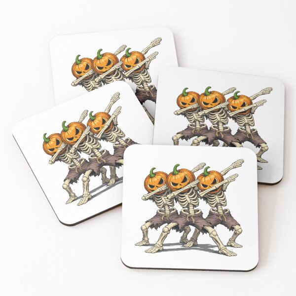 Item preview, 3 Pumpkin Skeleton Dabbing Halloween designed and sold by afr-saad.
