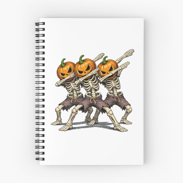 Item preview, 3 Pumpkin Skeleton Dabbing Halloween designed and sold by afr-saad.