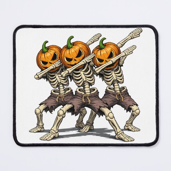 Item preview, 3 Pumpkin Skeleton Dabbing Halloween designed and sold by afr-saad.