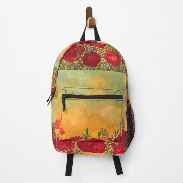 Item preview, Red marigolds designed and sold by Painted Peace Daily.