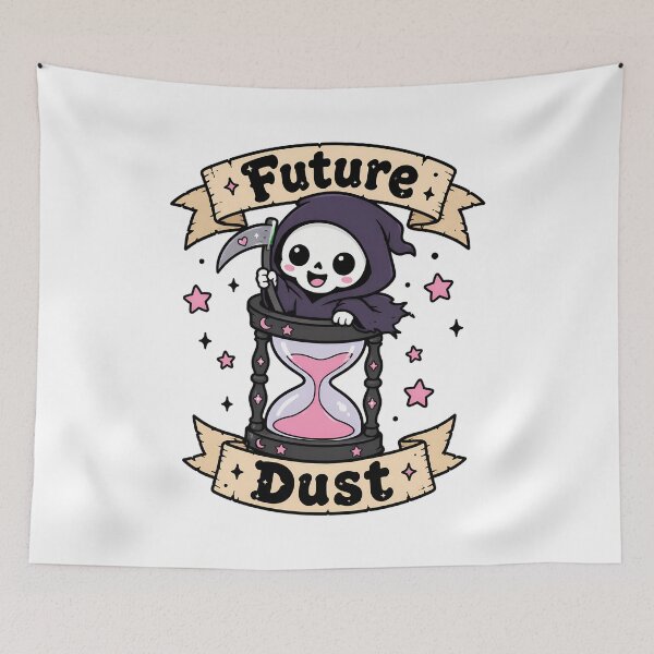 Item preview, Pastel Goth Grim Reaper Hourglass Future Dust designed and sold by chattsuede.