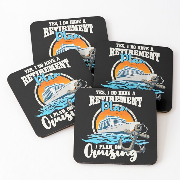 Item preview, Yes I Do Have A Retirement Plan I Plan On Cruising - Funny Cruise Ship Art designed and sold by BendyBeasts.