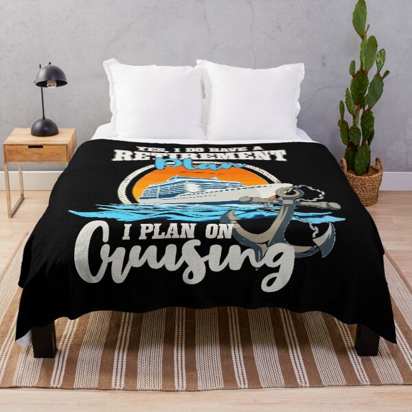 Item preview, Yes I Do Have A Retirement Plan I Plan On Cruising - Funny Cruise Ship Art designed and sold by BendyBeasts.