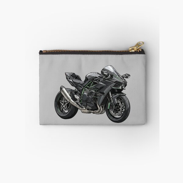 Item preview, Kawasaki Ninja H2R Supercharged Hyperbike Motorcycle Illustration designed and sold by Motorline44.
