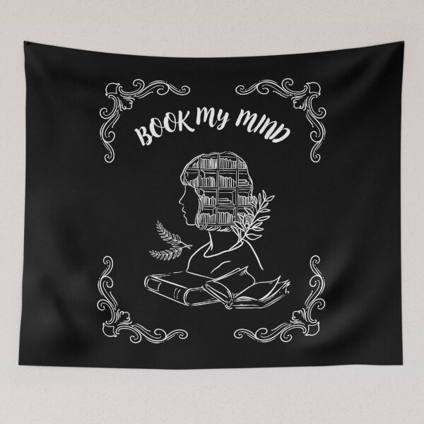 Item preview, Book my mind, book girl design, gifts for book lovers designed and sold by ewicraft.