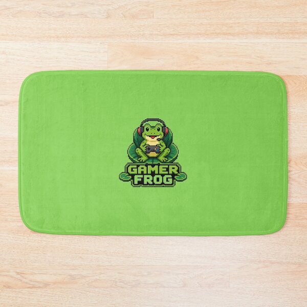 Item preview, Pixel Gamer Frog Retro 8-Bit Gaming T-Shirt & Sticker Design designed and sold by Aliplus+.