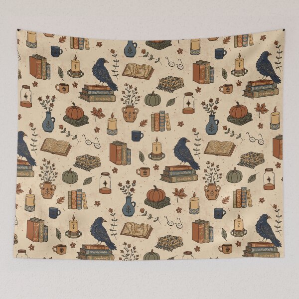 Item preview, Cozy Autumn Library designed and sold by hayleyhackler.