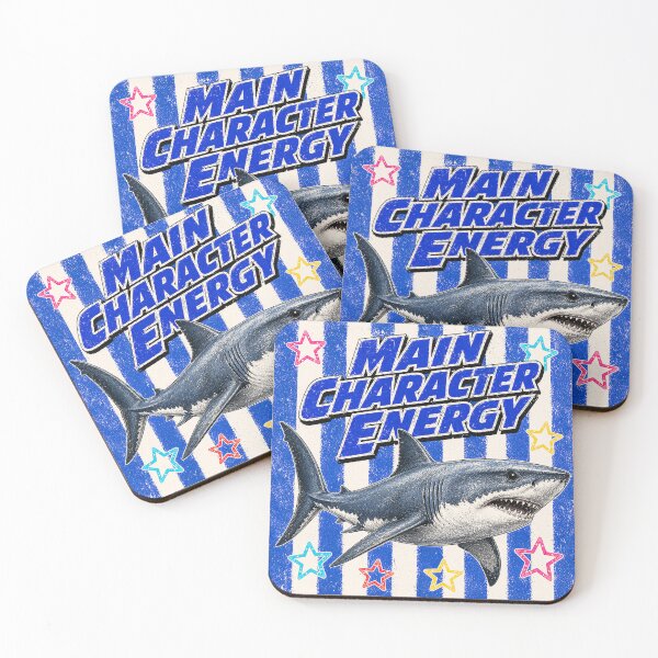 Item preview, Main Character Energy Shark designed and sold by legendaryskins.