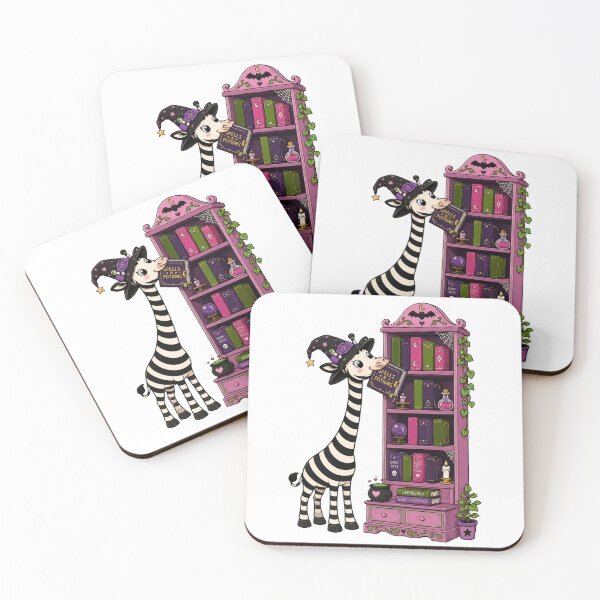 Item preview, Witchy Halloween giraffe designed and sold by BritishDelights.