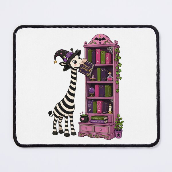 Item preview, Witchy Halloween giraffe designed and sold by BritishDelights.