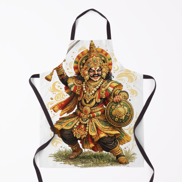 Item preview, Yakshagana Warrior Traditional Karnataka Folk  designed and sold by BhavyaMR.