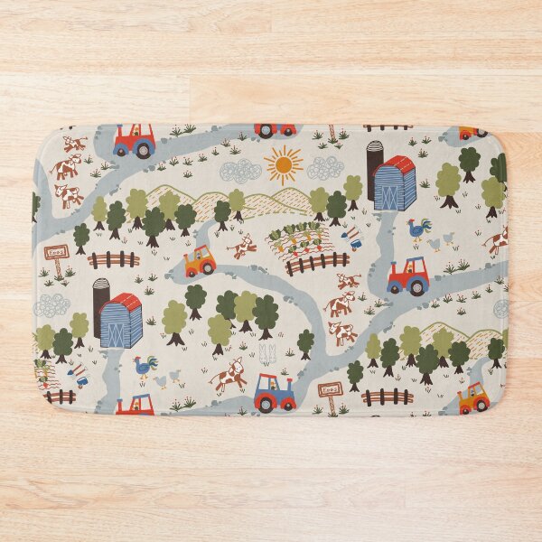 Item preview, Farm scene landscape kids bedroom playroom designed and sold by FrancesPoff.