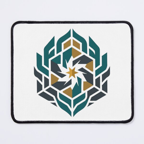 Item preview, Futuristic Geometric Crest & Golden Star Emblem designed and sold by Dzblack.