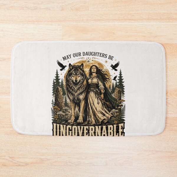 Item preview, May Our Daughters Be Ungovernable Feminist Protest Quote Empowerment  Activist Graphic  designed and sold by Pawsome Quotes.