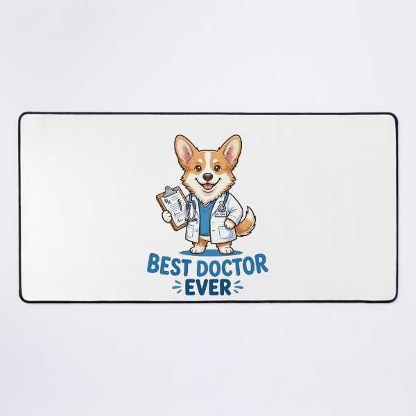 Item preview, Cute Corgi Best Doctor Ever Shirt, Dr Corgi Medical Coat Stethoscope Tee, Funny Corgi Gift for Doctors and Dog Lovers designed and sold by Wearable Canvas...