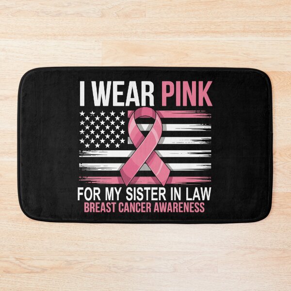 Item preview, I Wear Pink for My Sister in Law Breast Cancer Awareness  | Pink Ribbon Support Gift | Family Cancer Awareness designed and sold by 76Valeria.