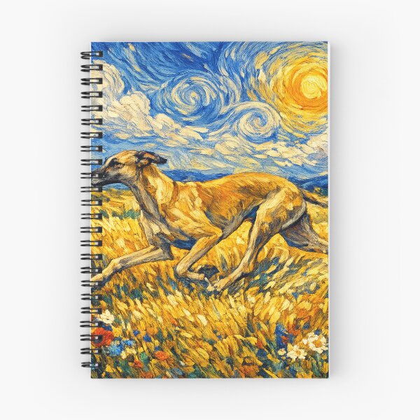 Item preview, Greyhound Van Gogh Dog designed and sold by Petsthetic.