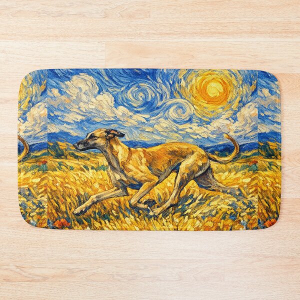 Item preview, Greyhound Van Gogh Dog designed and sold by Petsthetic.