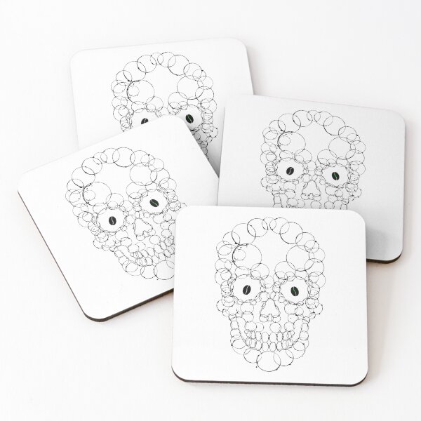 Item preview, Coffee Stain Skull Dark Gothic Caffeine Lover designed and sold by chattsuede.