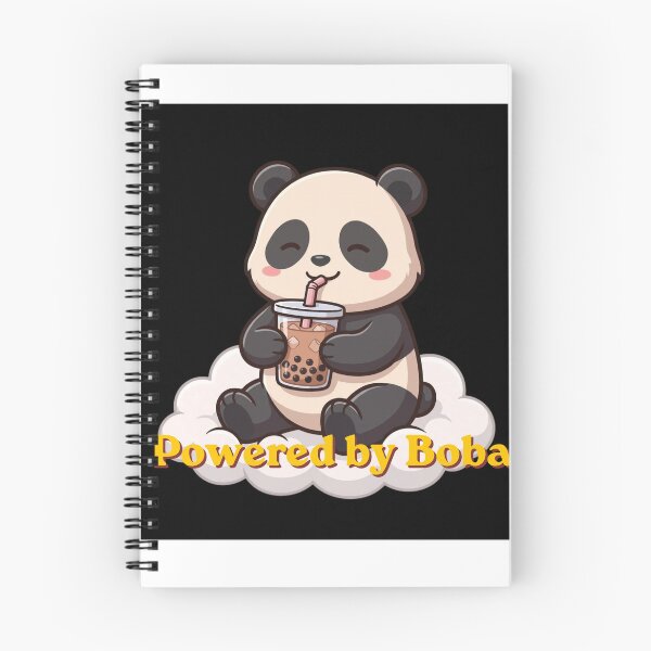 Item preview, Powered By Boba Cute Panda | Kawaii Bubble Tea Panda designed and sold by Penguin Mood .