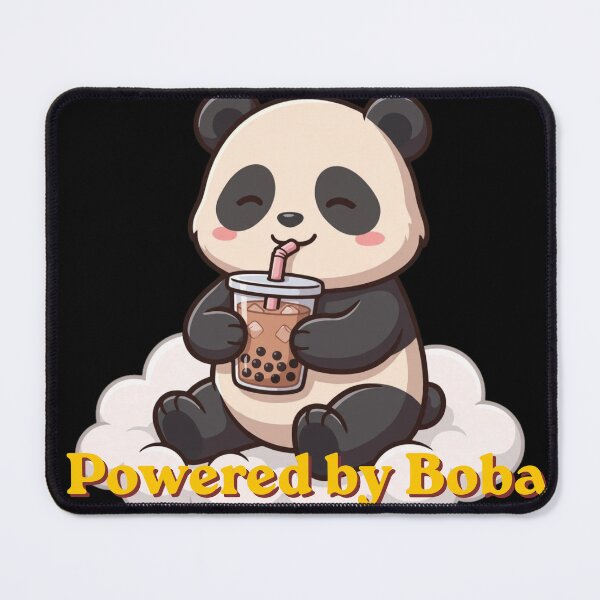 Item preview, Powered By Boba Cute Panda | Kawaii Bubble Tea Panda designed and sold by Penguin Mood .