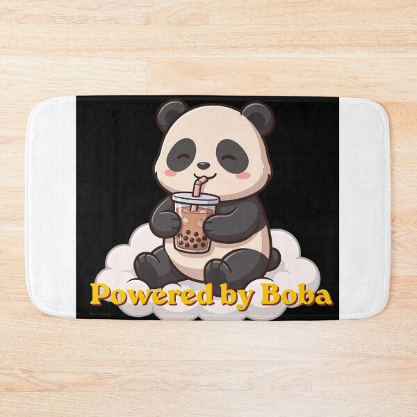 Item preview, Powered By Boba Cute Panda | Kawaii Bubble Tea Panda designed and sold by Penguin Mood .
