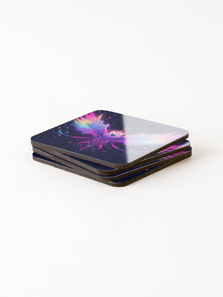 Thumbnail 4 of 5, Coasters (Set of 4), Phoenix Rising designed and sold by SolaceWinter.