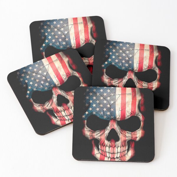 Item preview, Skull American Flag - US Patriotic designed and sold by DGMaxShop.