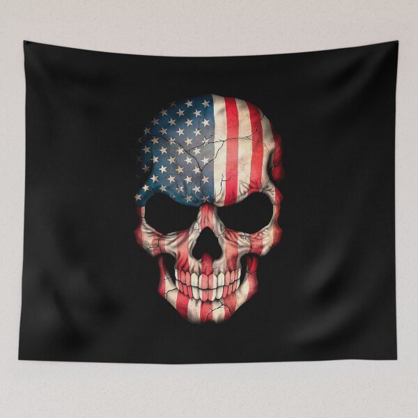 Item preview, Skull American Flag - US Patriotic designed and sold by DGMaxShop.