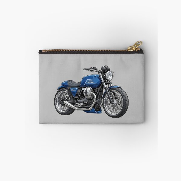 Item preview, Blue Moto Guzzi V7 Special Italian Classic Roadster Motorcycle Illustration designed and sold by Motorline44.