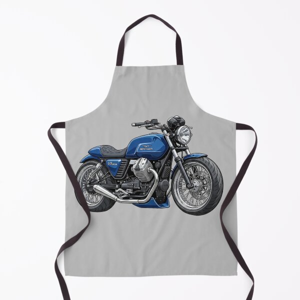 Item preview, Blue Moto Guzzi V7 Special Italian Classic Roadster Motorcycle Illustration designed and sold by Motorline44.