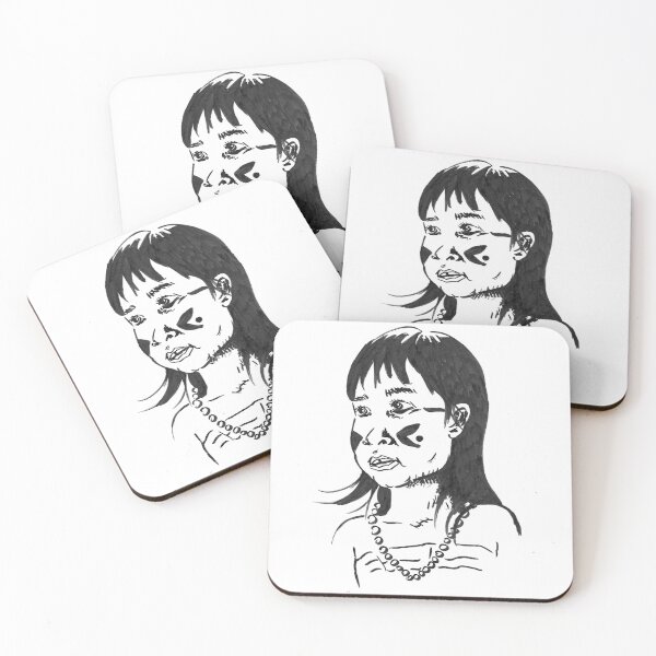 Item preview, Little Guarani girl from the Amazon designed and sold by JATOOBA.