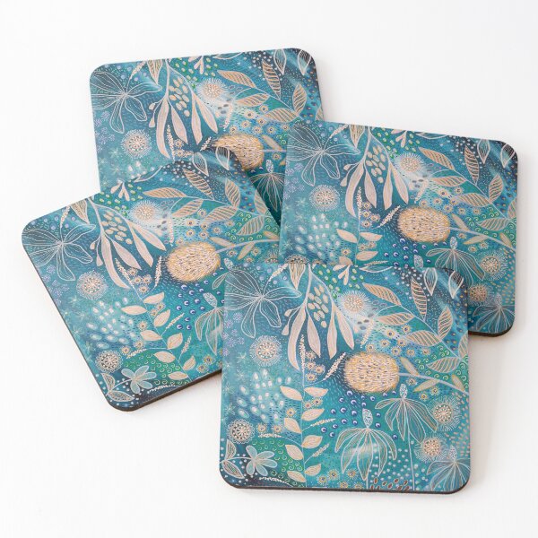 Item preview, Blue floss designed and sold by atouchofcanvas.