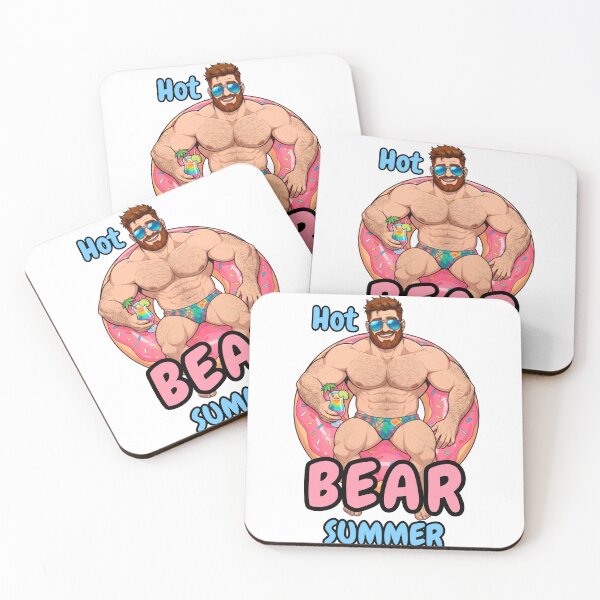Item preview, Hot Gay Bear Summer | Gay Bear Pride Pool Party Design designed and sold by BrokenLabel.