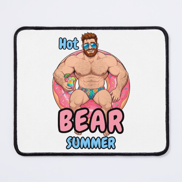 Item preview, Hot Gay Bear Summer | Gay Bear Pride Pool Party Design designed and sold by BrokenLabel.