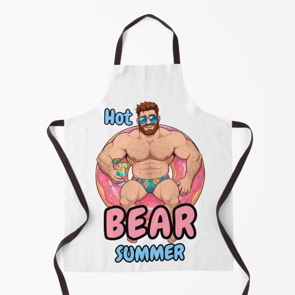 Item preview, Hot Gay Bear Summer | Gay Bear Pride Pool Party Design designed and sold by BrokenLabel.