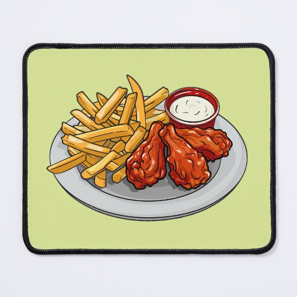 Item preview, Hot Wings and Fries designed and sold by sakurashorty.