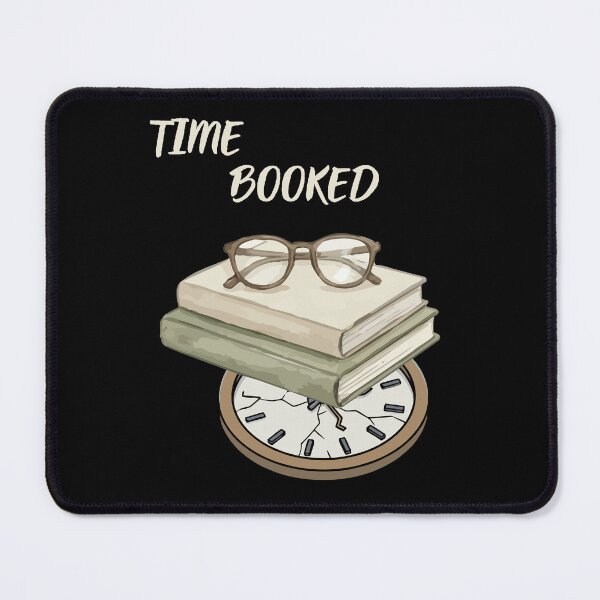 Item preview, Time booked, funny designs and gifts for book lovers designed and sold by ewicraft.