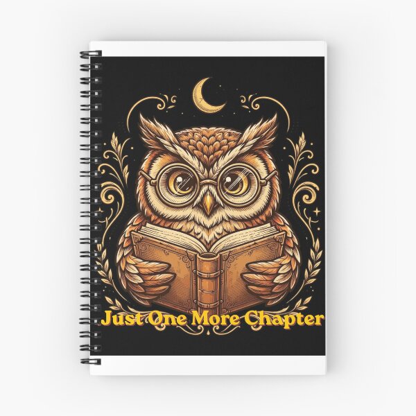 Item preview, Just One More Chapter Cute Owl Reading | Kawaii Book Lover Design designed and sold by Penguin Mood .