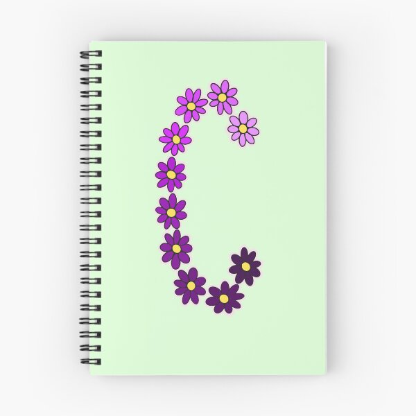 Item preview, Purple Daisies “C” designed and sold by CEvansArt.