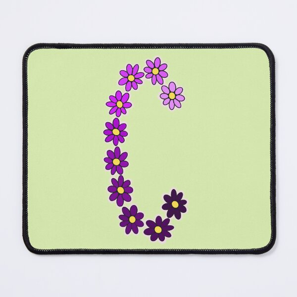 Item preview, Purple Daisies “C” designed and sold by CEvansArt.