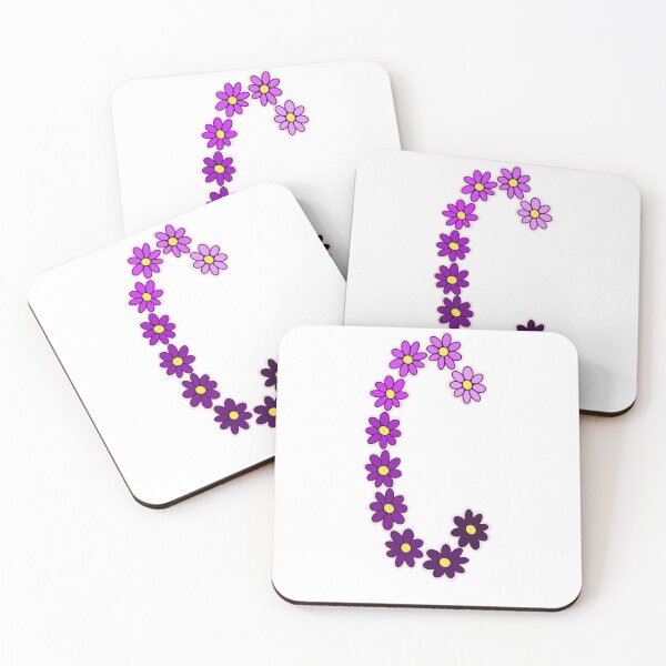 Item preview, Purple Daisies “C” designed and sold by CEvansArt.