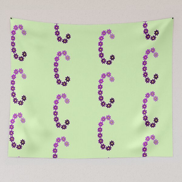 Item preview, Purple Daisies “C” designed and sold by CEvansArt.