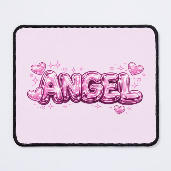 Item preview, Angel Pink Chrome Bubble Text designed and sold by Inkworksbyshery.