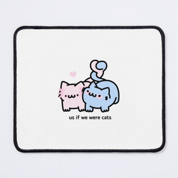 Item preview, Us If We Were Cats designed and sold by MrBigBagels.