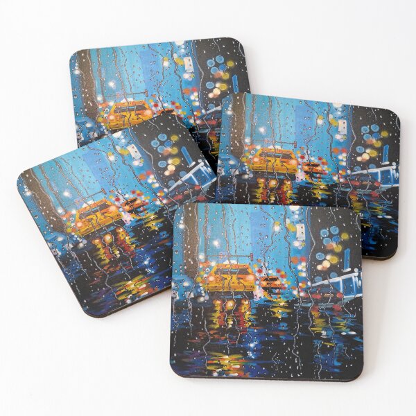 Item preview, Street in the rain designed and sold by atouchofcanvas.