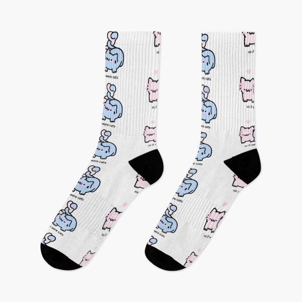 Item preview, Us If We Were Cats designed and sold by MrBigBagels.