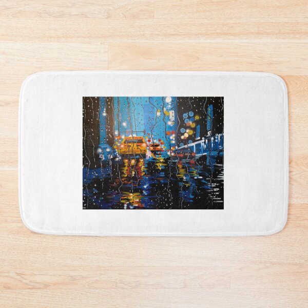 Item preview, Street in the rain designed and sold by atouchofcanvas.