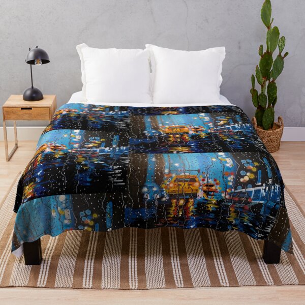 Item preview, Street in the rain designed and sold by atouchofcanvas.