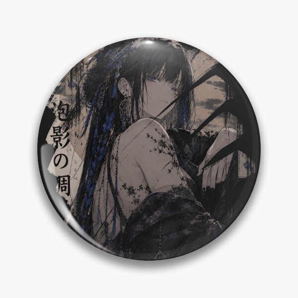 Item preview, Midnight Blue Kitsune | Japanese Fox Spirit Dark Fantasy Anime Art designed and sold by Noro Art .